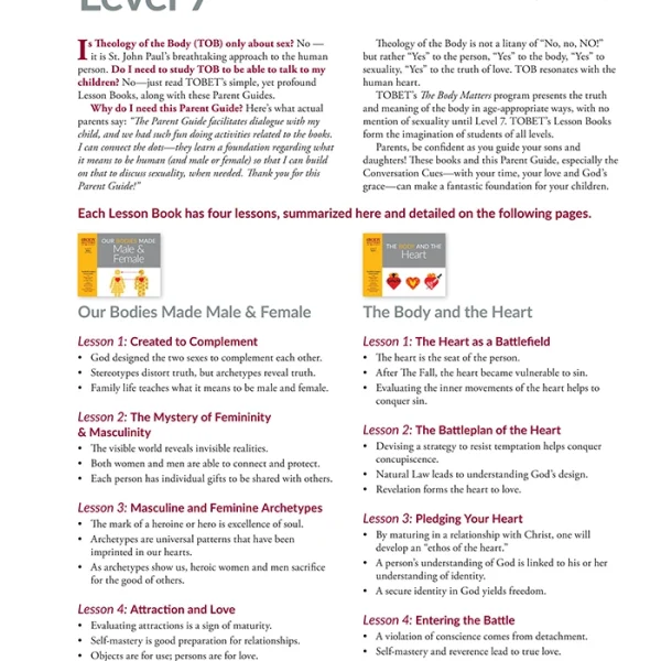 Level 7 Parent Guide